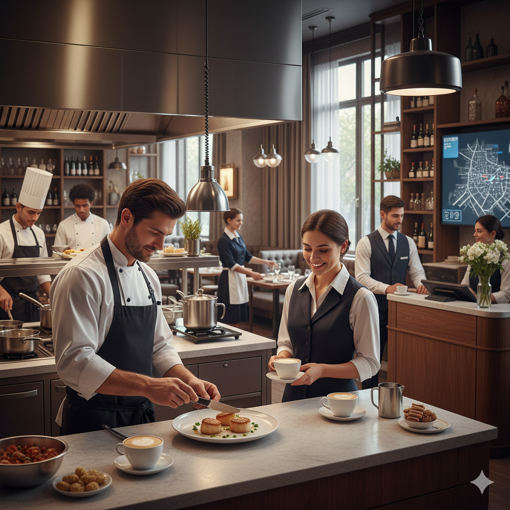 Nhà hàng, Khách sạn & Dịch vụ